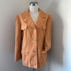 Saks Fifth Avenue Italia Luigi's Fashion LTD New York Vintage Jacket In Sz M